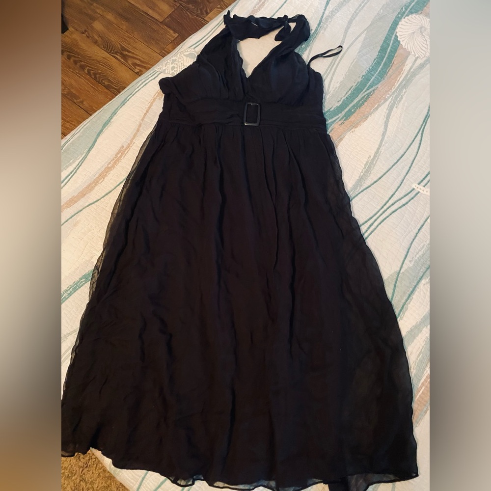 Jonathan Martin Black Backless Dress